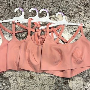 4 - Auden Signature Smooth Collection Unlined Bralettes - Rose Co…